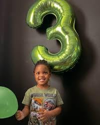 40 Inch Light Green 1 Balloon for First Birthday, 1st Number Balloons Birthday Decorations for Girl Kids Toddler Baby, One Giant Number 1 Balloon