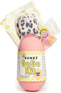 BONKS GoGo Kit - Emergency Period Kit - Portable Menstrual Pouch for Women & Teens - Essential Women's Travel Kit - Includes Tampon, Pantyliner, Underwear & More - Female Hygiene Care