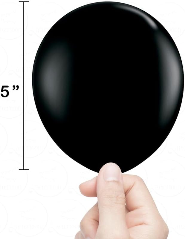 AFTERLOON® Biodegradable Mini Balloons 100 pcs Aqua 5 Inch, Matte Color Thickened Extra Strong Latex Helium Float, Baby Shower Gender Reveal Garland Arch Wedding Kids Birthday Party Decorations