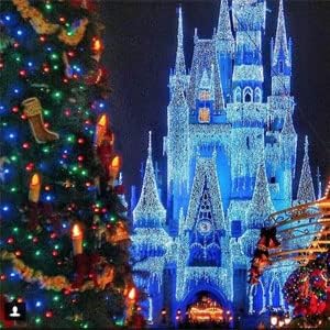 Dazzle Bright Fairy Lights Battery Operated, 20 FT 60 LED Silver Wire Waterproof Battery Operated String Lights, Christmas Decorations for Indoor Outdoor Bedroom Yard Decor, Multi-Colored