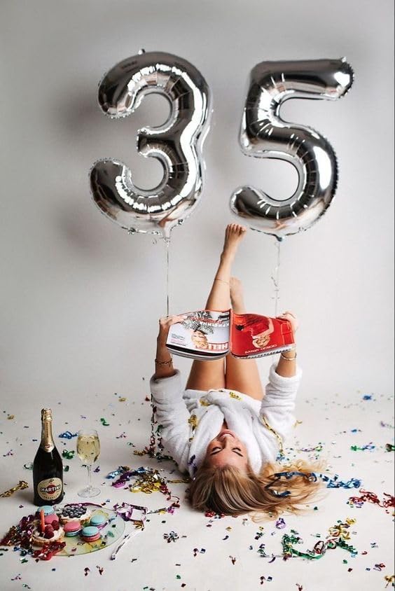 40 Inch Sliver Number 10 Balloon, Giant Number 10 Balloons for 10th Birthday Decorations, Party Supplies for Baby Boy Girl, Sliver Party Decor