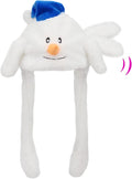 Animal Hat with Ears Moving Jumping Pop Up Beating Hat Plush Holiday Cosplay Dress Up Funny Gift for Kids