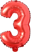 40 inch Red big size Number Letter alphabet Foil Helium Float Balloons Birthday Wedding Party Celebration decoration Air ball (40 INCH Red 3)