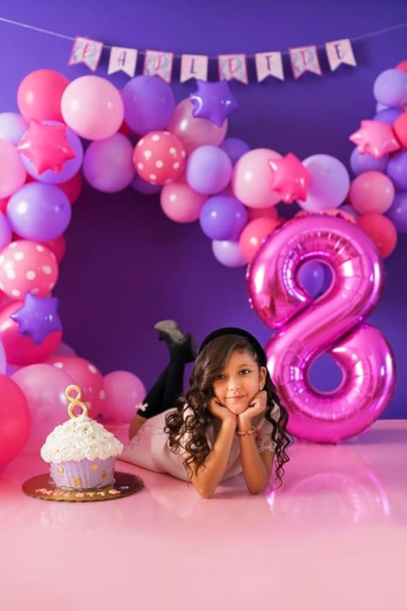 Number 0 Balloons 40 Inch Hot Pink Number Balloons for 10 20 30 40 50 60 70 80 90 100 Numbers Balloon Birthday Decorations Wedding Event Baby Shower