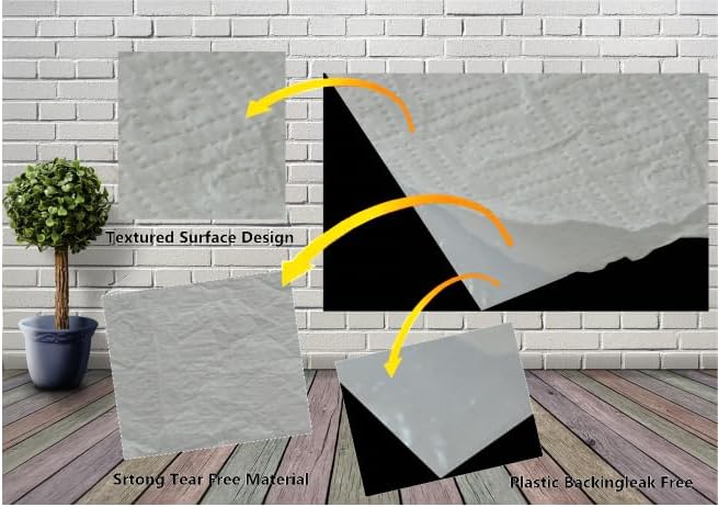 Paper Tablecloths for Rectangle Tables 5 Pack,White Disposable Paper Tablecloth, 3 Ply Paper & Plastic 54" x 108" Tablecover, Table Cloth for Various Occasions Parties, Indoor & Outdoor Banquet Use