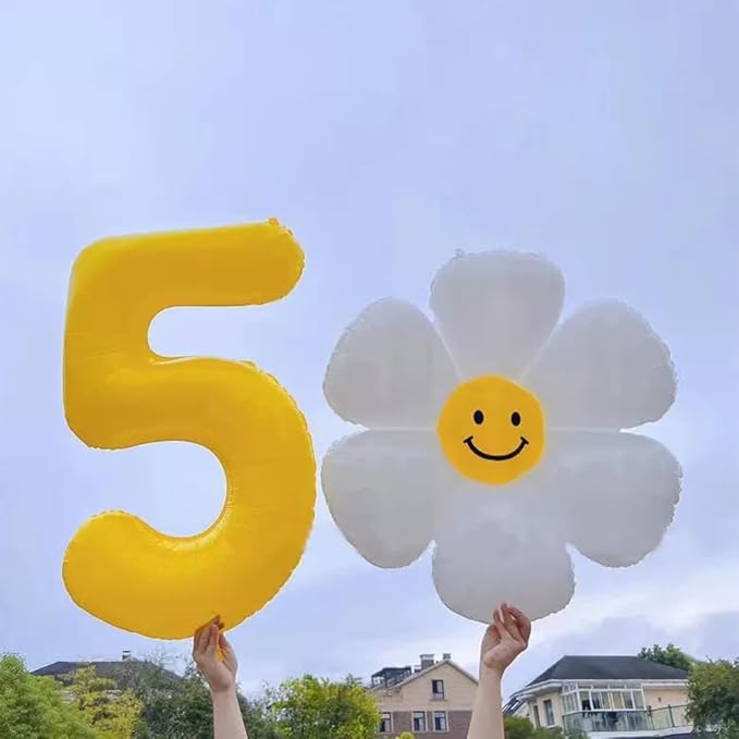 40 inch Yellow Number Balloon Giant Foil Helium Balloons Number 0 Balloon for Birthday Party Decorations