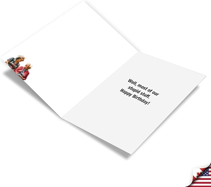 NobleWorks, Funny Women Birthday Paper Card with 5 x 7 Inch Envelope (1 Card) Girlfriends B-day Greeting Card | Stupid Stuff C10841BDG