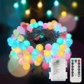 suddus Globe String Lights Bedroom, 100 Led Battery Powered Fairy Lights, Indoor String Lights for Classroom, Backyard, Patio, Garden, Party, Bedroom, Living Room, Easter, 6 Colorful Light