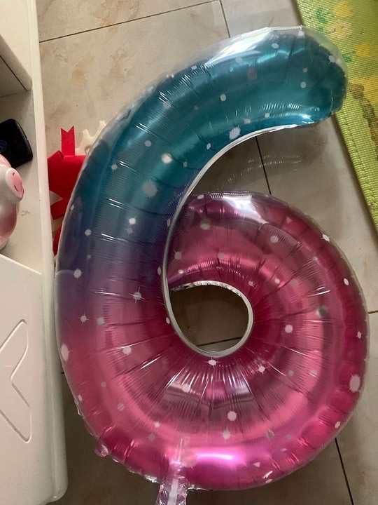 Starry Sky Number 3 Balloon 40 Inch, 3rd Birthday Celebration Supplies for Girls Boys Women Men, 3 Balloon for Girls Boys Theme Party