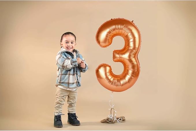 Orange 9 Balloon, Number Balloon 40 Inch, Orange Party Decorations, Giant Birthday Decorations for 9th 19th 29th 90th, Number 9 Balloon