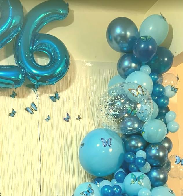 Big Blue 40 Inch 9 Balloon Number, Jumbo Giant 9th 19 29 39 49 99 Birthday Party Decorations, Large Blue Foil Balloons Anniversary Birthday Party Engagement Decorations