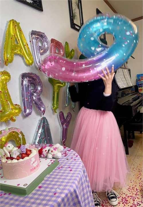 Starry Sky Number 1 Balloon 40 Inch, 1st Birthday Balloon for Baby Boy Girl Toddler First Birthday Decorations, Shiny Starry Sky Party Supplies