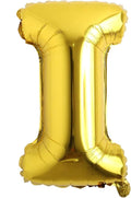 40 inch Letter Balloons Gold Alphabet Number Balloons Foil Mylar Party Wedding Bachelorette Birthday Bridal Shower Graduation Anniversary Celebration Decoration can fly with helium (40 INCH Gold I)