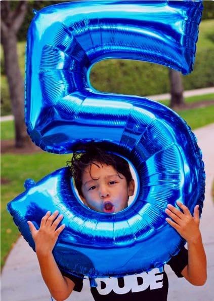 Big Mylar Navy Blue 25 Balloon 40 Inch, 25 Birthday Number Balloon Decorations, Men Boy 25 Birthday Numbers, Anniversary Party Supplies Foil Number Balloons