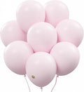 AFTERLOON® Biodegradable Balloons 24 pcs Pastel Baby Pink 10 Inch, Matte Color Thickened Extra Strong Natural Latex Helium Float, Multicolor Colorful Bulk Color Globos Para Decoration De Fiestas Kids