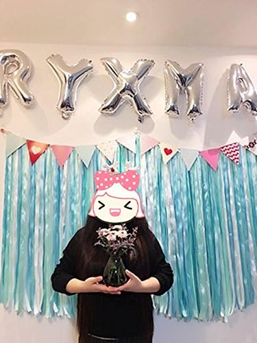 Glanzzeit 16 Inch Silver Foil Balloons Letters A to Z Numbers 0 to 9 for Prom Wedding Birthday Party Decor (Letter R)