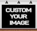 BELECO 10x6.5ft Fabric Custom Backdrop with Picture Logo Text Customize Your Design Personalized Background Customized Backdrop Banner for Party Decor Birthday Wedding Festival Photoshoot Home Decor