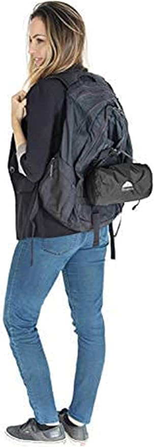 BlueHills Ultra Compact Travel Blanket 2 Pack Large Soft Cozy Portable Blanket Sheet with Carry Case and for Flight Airplane Car Layover Camping Hotel C203-2PK-Black