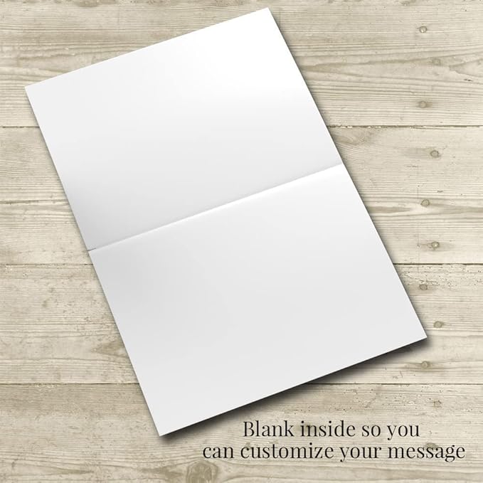 WHEELIE Great Car Birthday Pun Themed Single (1) All Occasion Blank Birthday Card To Send To Friends & Family, 4"x 6" (when folded) Fill In Greeting Note Card by AmandaCreation