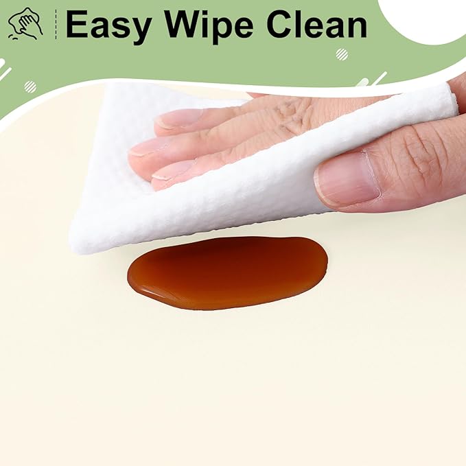 misaya 10 Packs Disposable Plastic Table Cloth, 54 x 108 Inch Waterproof Rectangle Tablecloth, Leakproof & Sturdy Decorative Table Covers for Easter, Picnic, Party and Outdoor, Beige