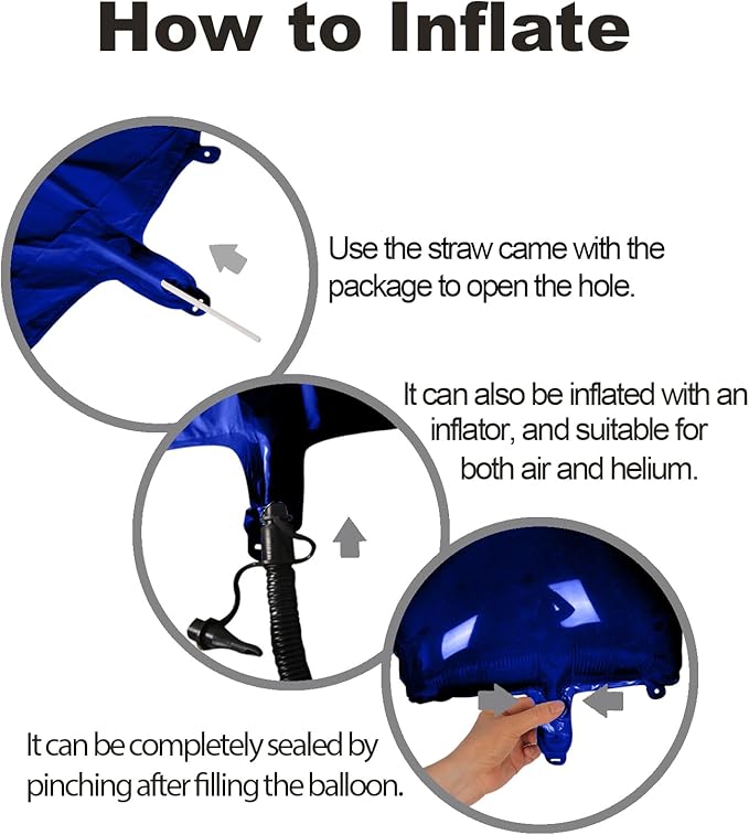 40Inch Navy Blue Number 15 Balloon Large Helium Royal Blue Number Balloons 0-9 Giant Digital 15th Foil Mylar Big Party Balloon for Boy Birthday Party Anniversary Graduation Decorations
