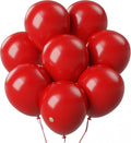 AFTERLOON® Biodegradable Balloons 24 pcs Red 12 Inch, Matte Color Thickened Extra Strong Latex Helium Float, Multicolor Colorful Bulk Color ballon baloon Globos Para Decoration De Fiestas Kids