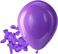 Bezente Purple Balloons Latex Party Balloons - 150 Pack 5 inch Matte Small Purple Helium Balloons for Birthday Wedding Bridal Shower Halloween Party Decorations