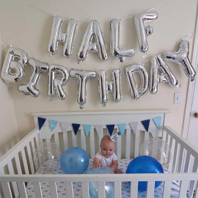 26pcs Silver Letter Balloons Foil Alphabet A-Z Balloons Custom Personalized Phrase for Anniversary Wedding Party Decor Banner (16 Inch A-Z 26 Pcs)