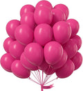 PartyWoo Hot Pink Balloons 50pcs 12 Inch Magenta Fuchsia Balloons for Baby Shower Gender Reveal Engagement Bachelorette Wedding Bridal Shower Anniversary Birthday Party Decorations Pink-Y12