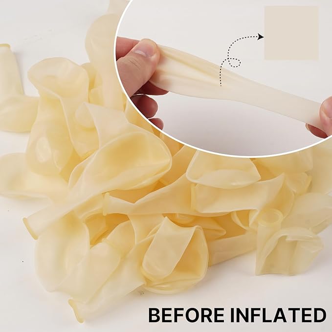 PartyWoo Clear Balloons 140pcs Different Sizes of 18 12 10 5 Inch Transparent Balloon Arch Kit for Graduation Wedding Baby Shower Bridal Shower Anniversary Birthday Party Decorations Clear-Y2
