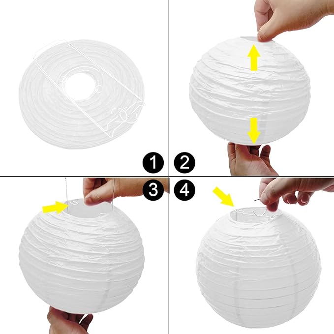12 Pcs Purple Paper Lanterns Decorative Hanging Lanterns for Women Girls Mothers Day Bachelorette Wedding Birthday Baby Shower Valentines Day Party Decoration