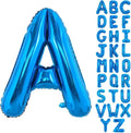 TONIFUL 40 Inch Large Blue Letter A Balloons Giant Alphabet Letter Balloons,Foil Mylar Big Balloons for 2026 Graduation Birthday Party Anniversary New Year Graduation Supplies Decorations