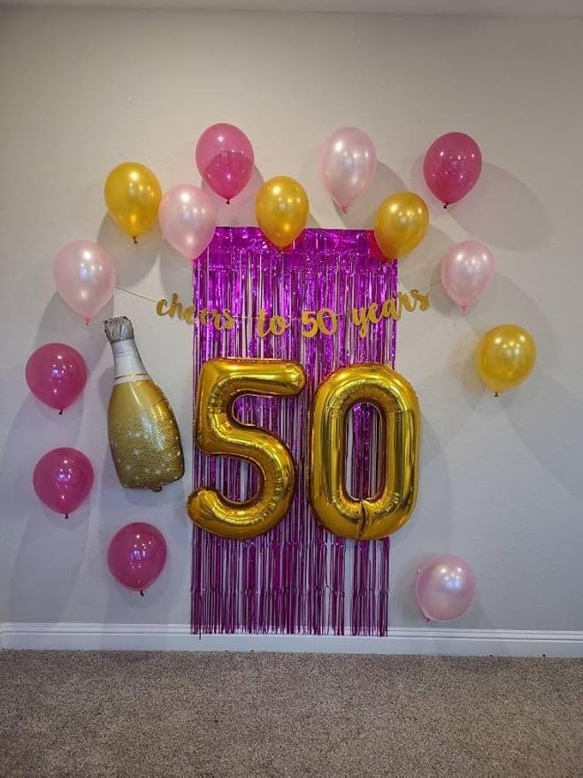 Gold Number 1 Balloon 40 Inch, 1st Birthday Balloon for Baby Boy Girl Toddler First Birthday Decorations, Shiny Gold Party Supplies