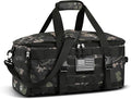 ETRONIK Gym Bags for Men, Tactical Duffle Bag Backpack with Shoe Compartment, 3 in 1 Carry on Bag Travel Backpack with Wet Pocket, Weekender Overnight Range Bag for Workout Football Gym, Camouflage