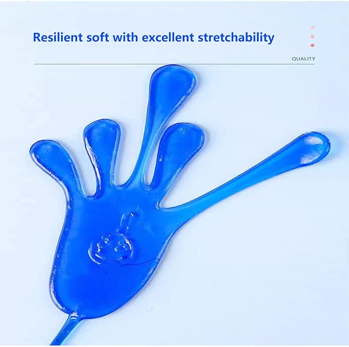 Tuko 20PCS Sticky Hands, Sticky Finger, Kids' Party Favor Sets, Fun Toys, Party Favors, Wacky Fun Stretchy Sticky Hands, Halloween Party Favors, Birthday Parties, Toys for Sensory Kids,20PCS