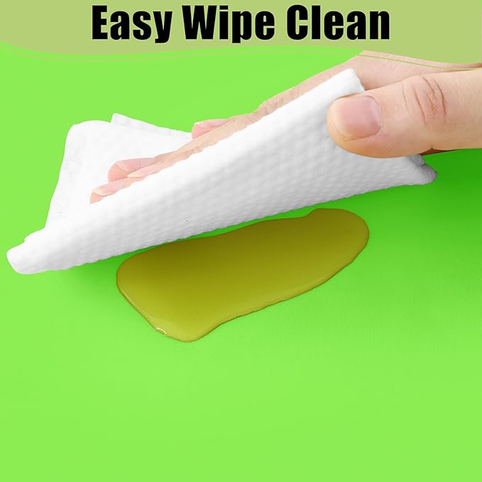Smiry Disposable Table Cloth - 15 Pack, 54 x 108 Inch Waterproof Rectangle Tablecloths for Parties, Decorative Plastic Table Cover, Leakproof & Sturdy, Lime Green