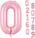 Biapian Pink Letter Balloons 40 Inch, Large Light Pink Letter O Balloon, Single Foil Alphabet O Balloon, Baby Pink Names Balloon Helium for Girls Women Birthday Party Wedding Anniversary Decoration