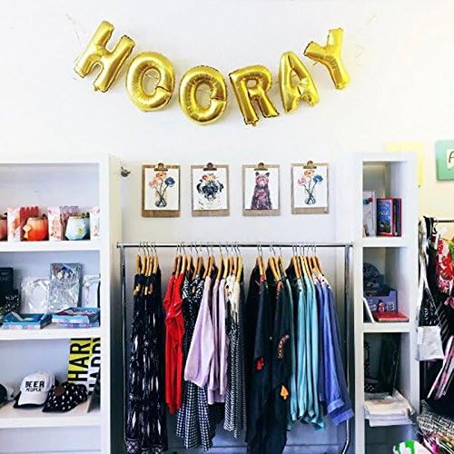 Glanzzeit 16 Inch Gold Balloons Decor Letters A to Z Numbers 0 to 9 for Wedding Prom Birthday Party (Letter R)