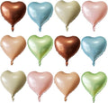 Retro Love Heart Shaped balloons Pack of 12,18 Inch Love Valentine Balloons Heart Romantic Balloons For Valentines Day Propose Marriage Wedding Bridal Shower Engagement Party Decorations