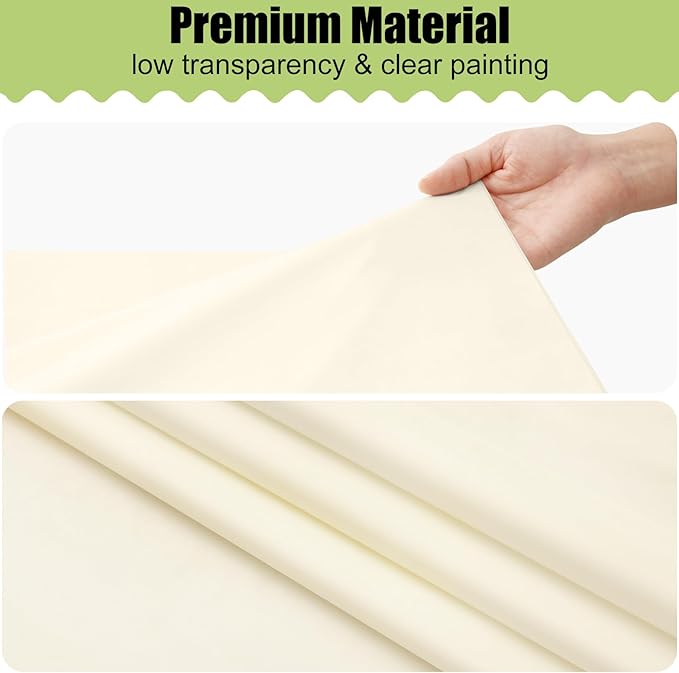 Smiry Disposable Table Cloth - 12 Pack, 54 x 108 Inch Waterproof Rectangle Tablecloths for Parties, Decorative Plastic Table Cover, Leakproof & Sturdy, Beige
