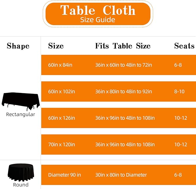 WIGENIUS 2 Pack Black Table Cloth Rectangle Tablecloths 70X120 Inch,Polyester Table Cloth for 8 Foot Rectangle Tables,Wrinkle Resistant Washable Fabric Table Covers for Party,Wedding Banquet
