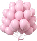 PartyWoo Pastel Pink Balloons, 50 pcs 12 Inch Pink Balloons, Baby Pink Balloons for Balloon Garland Balloon Arch as Birthday Party Decorations, Wedding Decorations, Baby Shower Decorations, Pink-Q05
