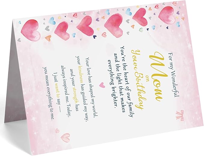 Mom Birthday Card, Funny Birthday Card Gifts from Daughter Son, Happy Birthday to A Great Mom