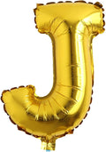 40 inch Letter Balloons Gold Alphabet Number Balloons Foil Mylar Party Wedding Bachelorette Birthday Bridal Shower Graduation Anniversary Celebration Decoration can fly with helium (40 INCH Gold J)
