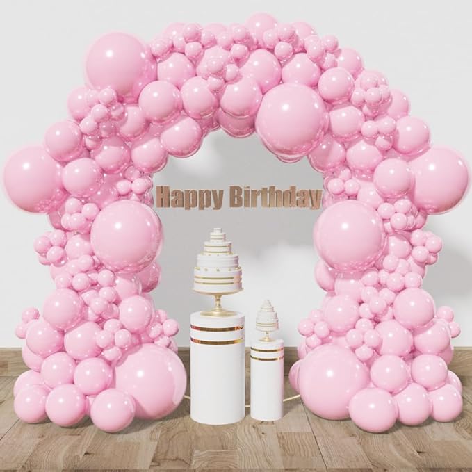 KAWKALSH Light Pink Balloon Arch Kit 111Pcs 18 12 5 Inch Latex Party Balloons Garland for Birthday Baby Shower Wedding Engagement Anniversary Christmas Party Decorations
