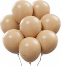 AFTERLOON® Biodegradable Balloons 24 pcs Beige 10 Inch, Matte Color Thickened Extra Strong Natural Latex Helium Float, Multicolor Colorful Bulk Color ballon Globos Para Decoration De Fiestas Kids