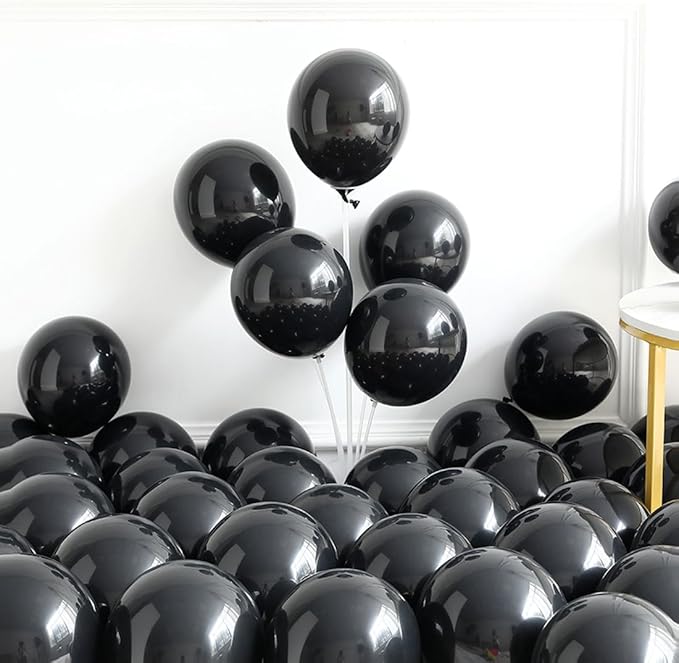 Deep Blue Black White Balloon Arch Kit 163Pcs with Gold Confetti Balloon for Orange and Black Birthday Party Decorations Graduation Party Birthday Party