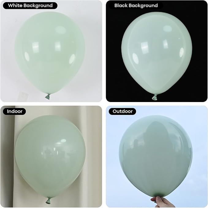 Dusty Green Balloons Arch 103pcs Light Olive Sage Green Balloons Garland Different Sizes Retro Haze Fog Balloon Helium Latex Balloon Boho Birthday Party Decoration Jungle Safari Bridal Baby Shower