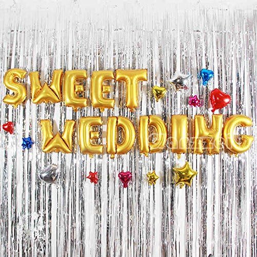 Glanzzeit 16 Inch Gold Balloons Decor Letters A to Z Numbers 0 to 9 for Wedding Prom Birthday Party (Letter G)