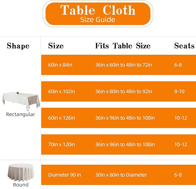WIGENIUS 2 Pack White Table Cloth Rectangle Tablecloths 70X120 Inch,Polyester Table Cloth for 8 Foot Rectangle Tables,Wrinkle Resistant Washable Fabric Table Covers for Party,Wedding Banquet